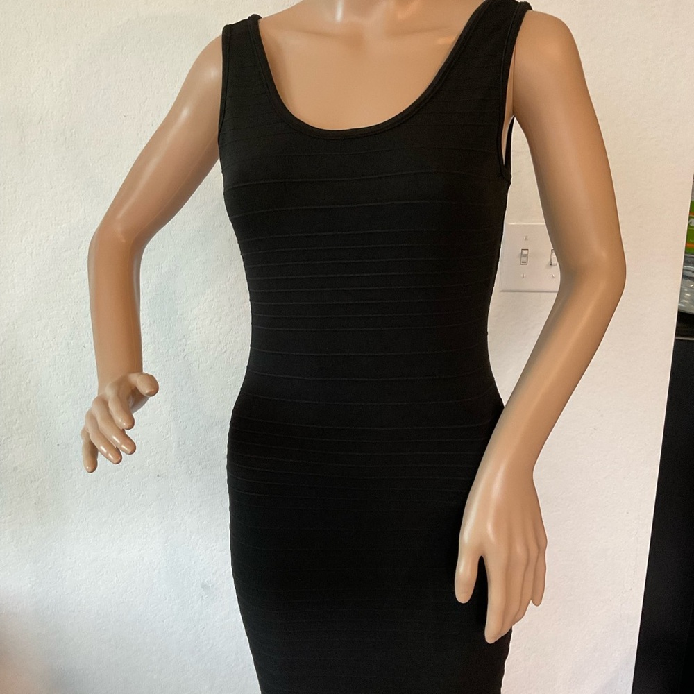 Classic Black Bodycon Dress